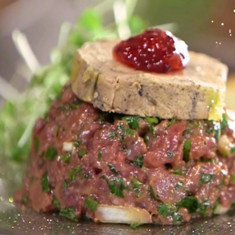 Tartare de boeuf de noël