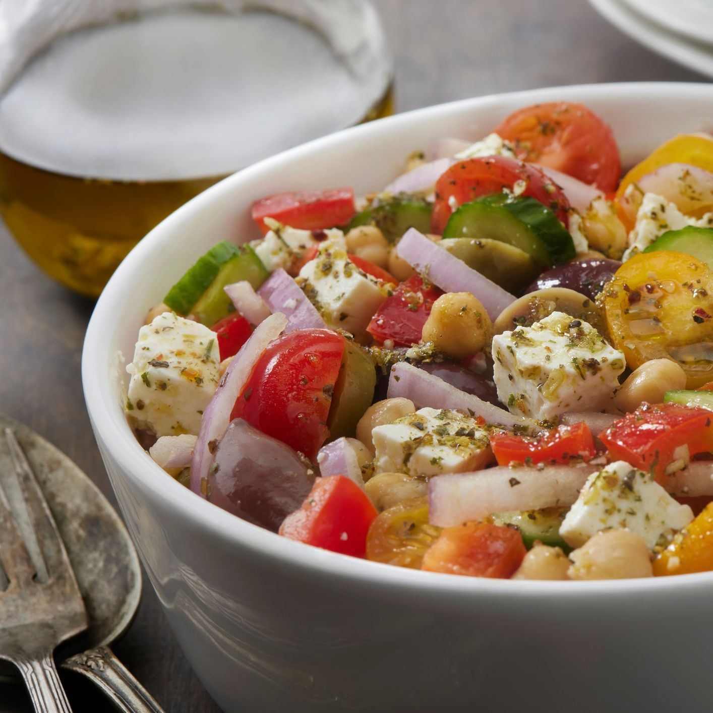 Crevettes grillées ail et feta