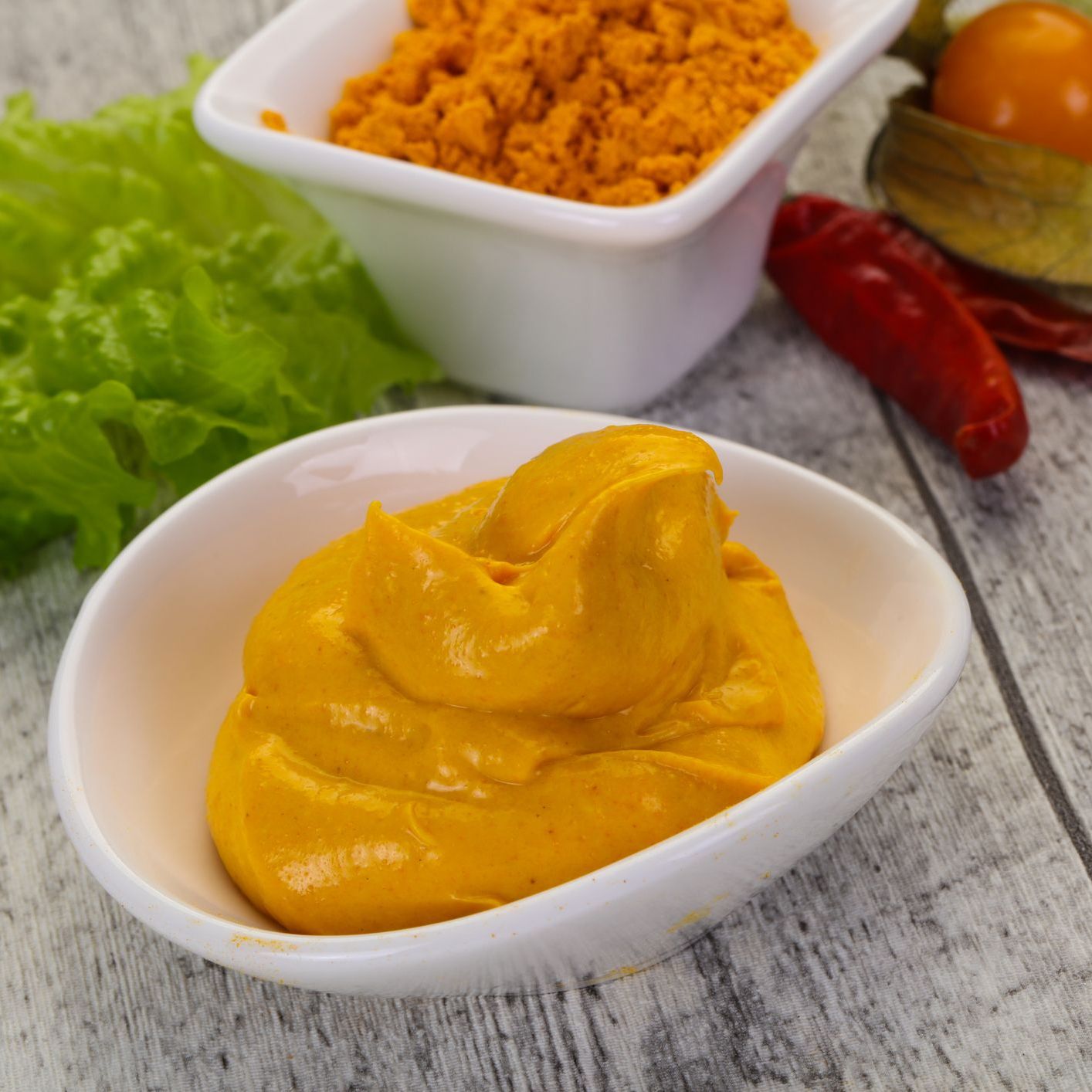 Mayonnaise au Curry Doux et Curcuma