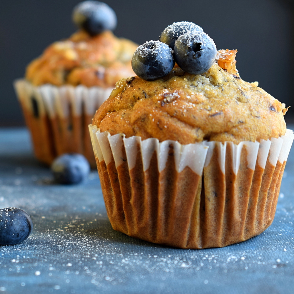 Muffin carotte bleuet