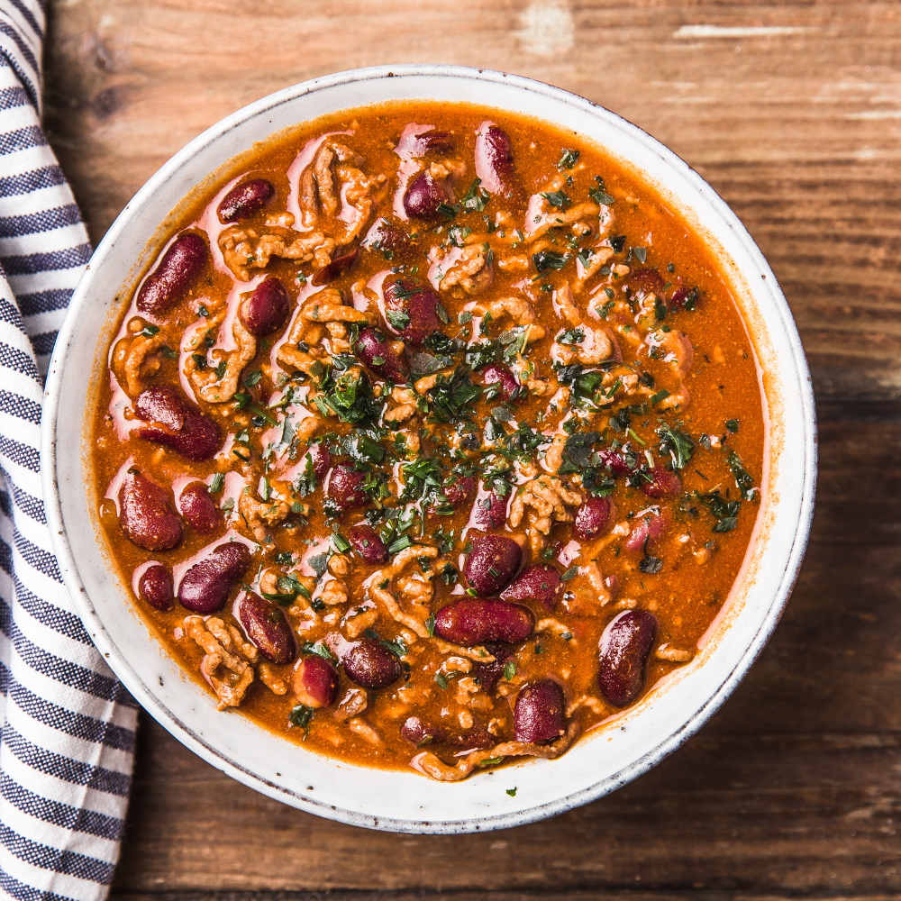 Soupe chili con carné