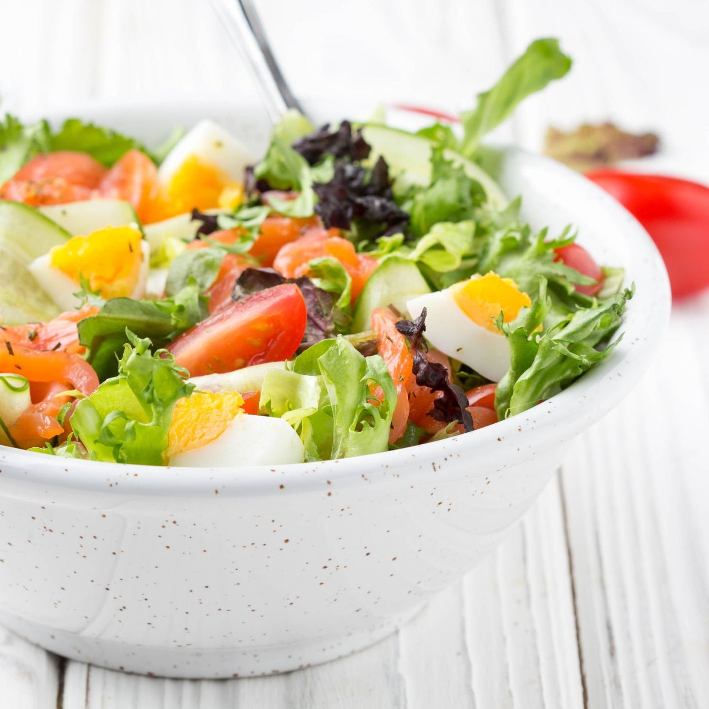 Salade de mesclun gourmande