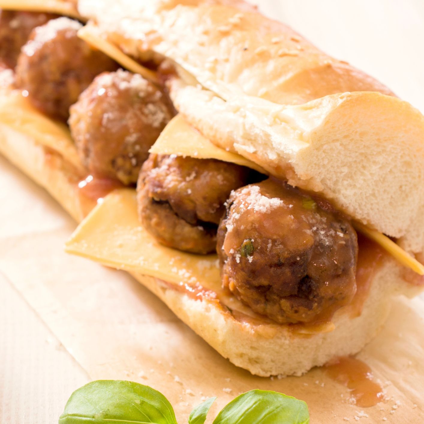 Sandwich aux boulettes de porc