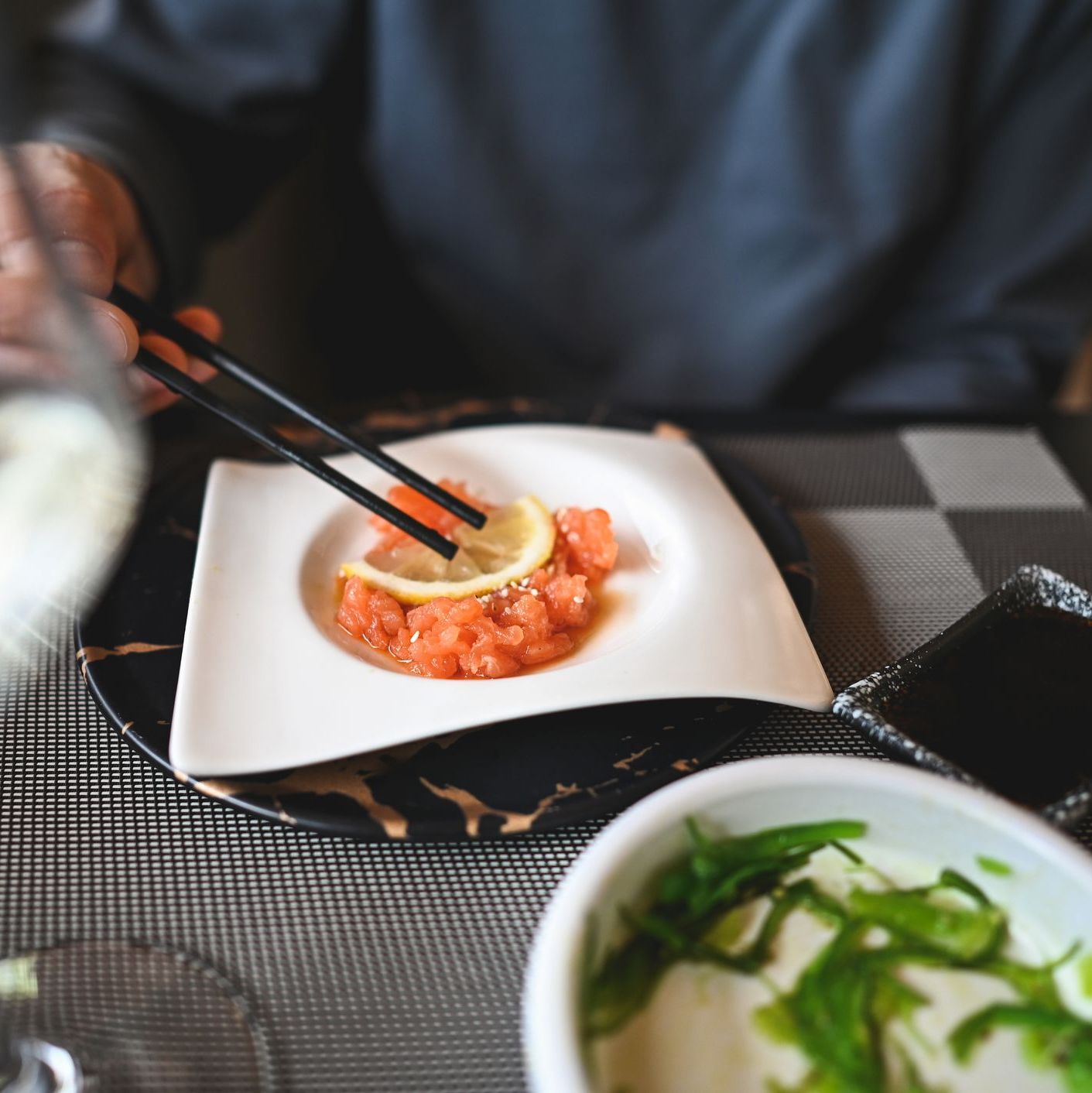 Tartare de saumon aux agrumes