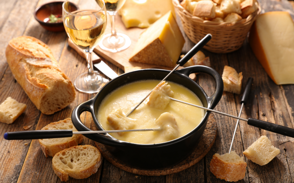 Fondue au fromage à l'alexander