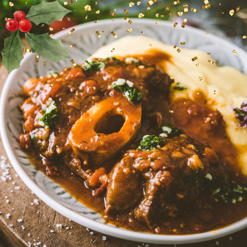 Osso bucco de porc du Québec aux effluves de Noël